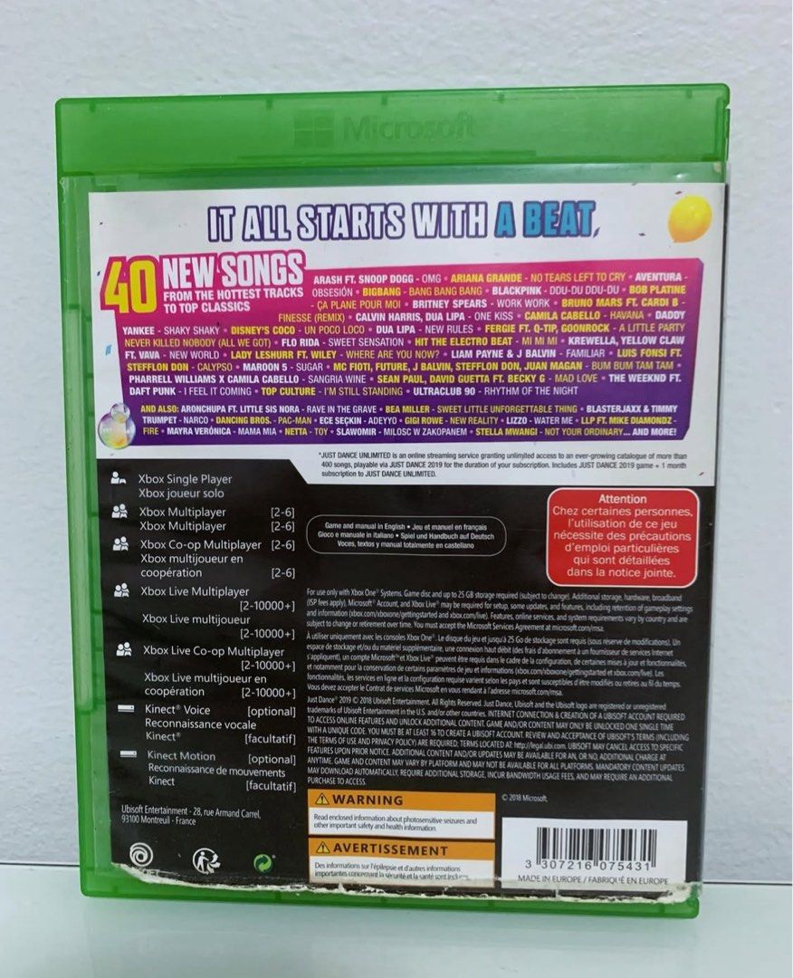 Xbox One 游戏 舞蹈英雄 201962863110906371111