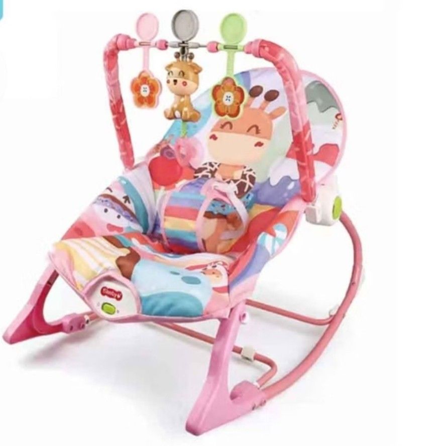 Kuala Rocker 0Baby Rocker Bouncer Cradle Music with Safety Belt Kerusi Muzik Buaian ...