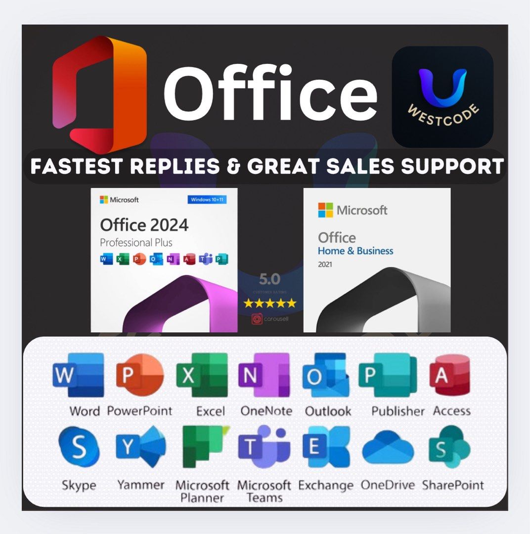 2024 Microsoft Office | Excel | PowerPoint | Word - Professional Plus 2021 / 2024 | Home & Business 2021 Lifetime | 365 Office Yearly | Windows & Mac62863059527555110