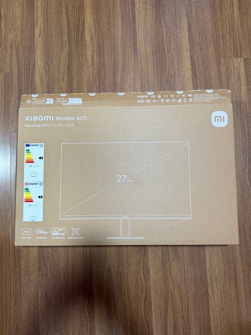27 inch Xiaomi monitor A27i slightly used - 3 years warranty!628630602135051116