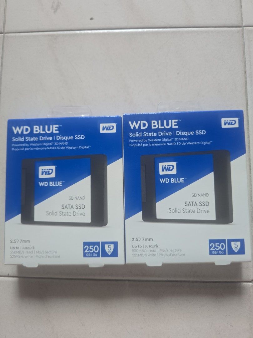 2 x WD Blue 250GB SATA SSD62863085200643118