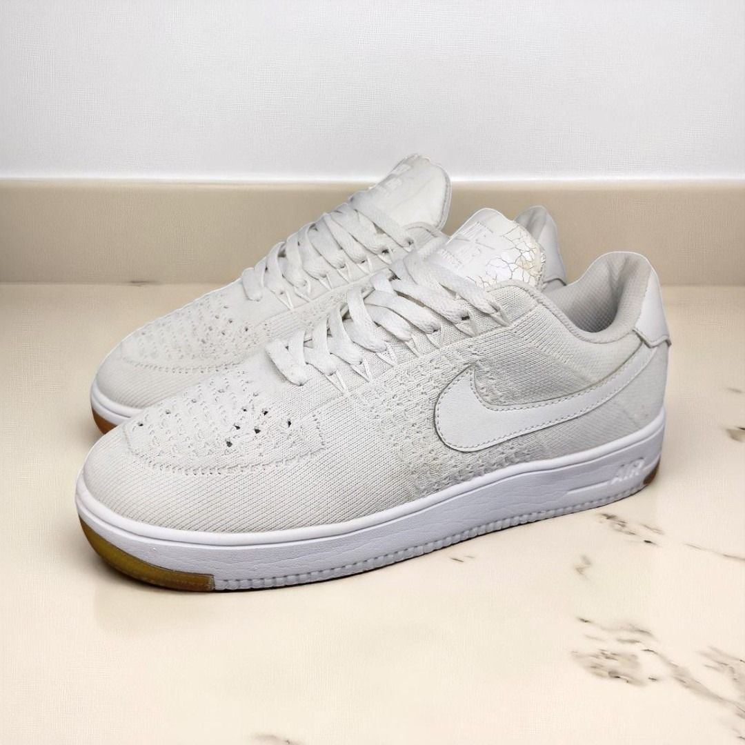 41] NIKE AIR FORCE FLYKNIT WHITE [A8-111] (SEPATU SHOES