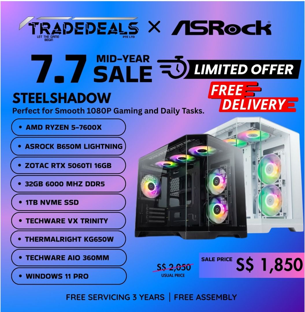 7.7 SALE PROMOTION FOR D.I.Y GAMING PC DESKTOP62853056776578112