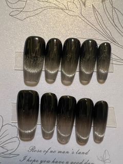 穿戴甲（黑色漸變貓眼）64244631878146110