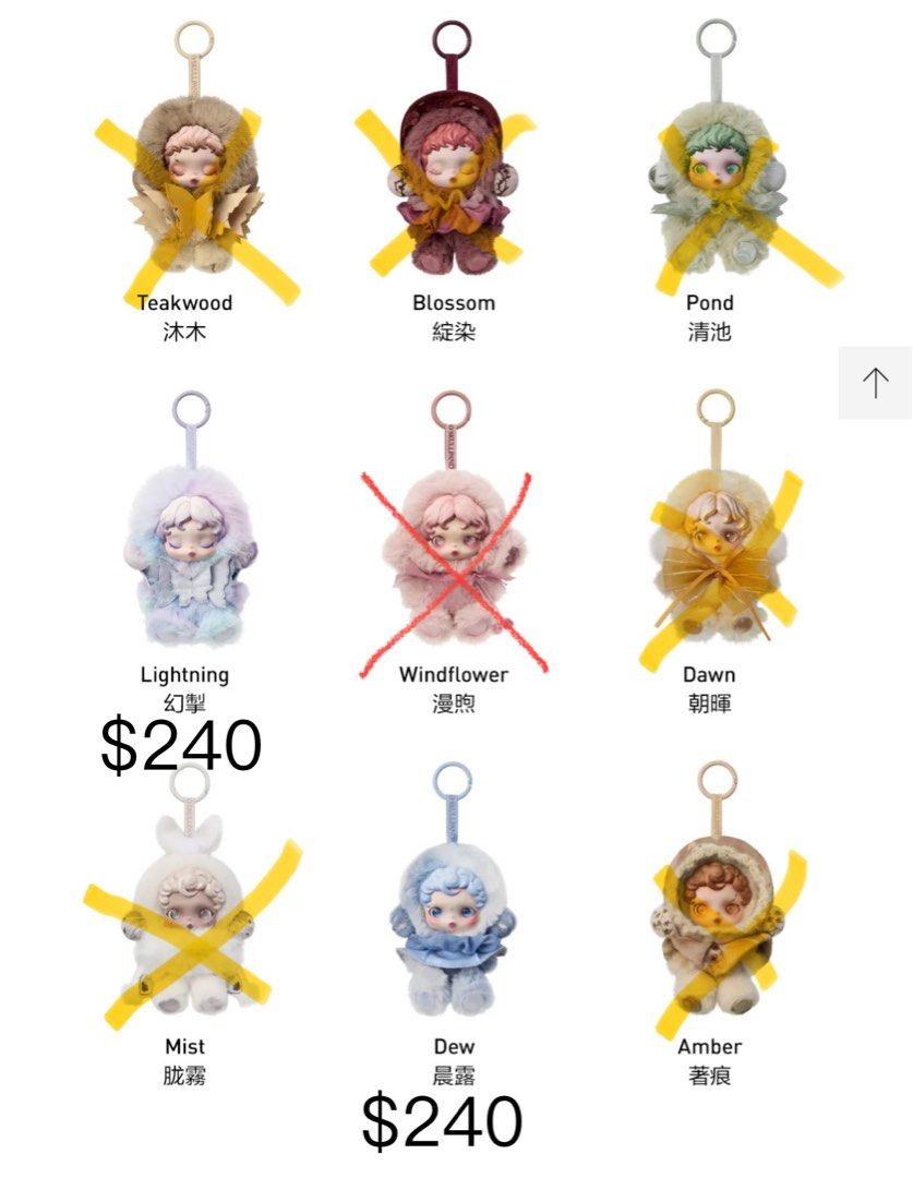 POP MART SKULLPANDA 光织园 隐藏款ぬい挂件 預購]SKULLPANDA 光織園系列