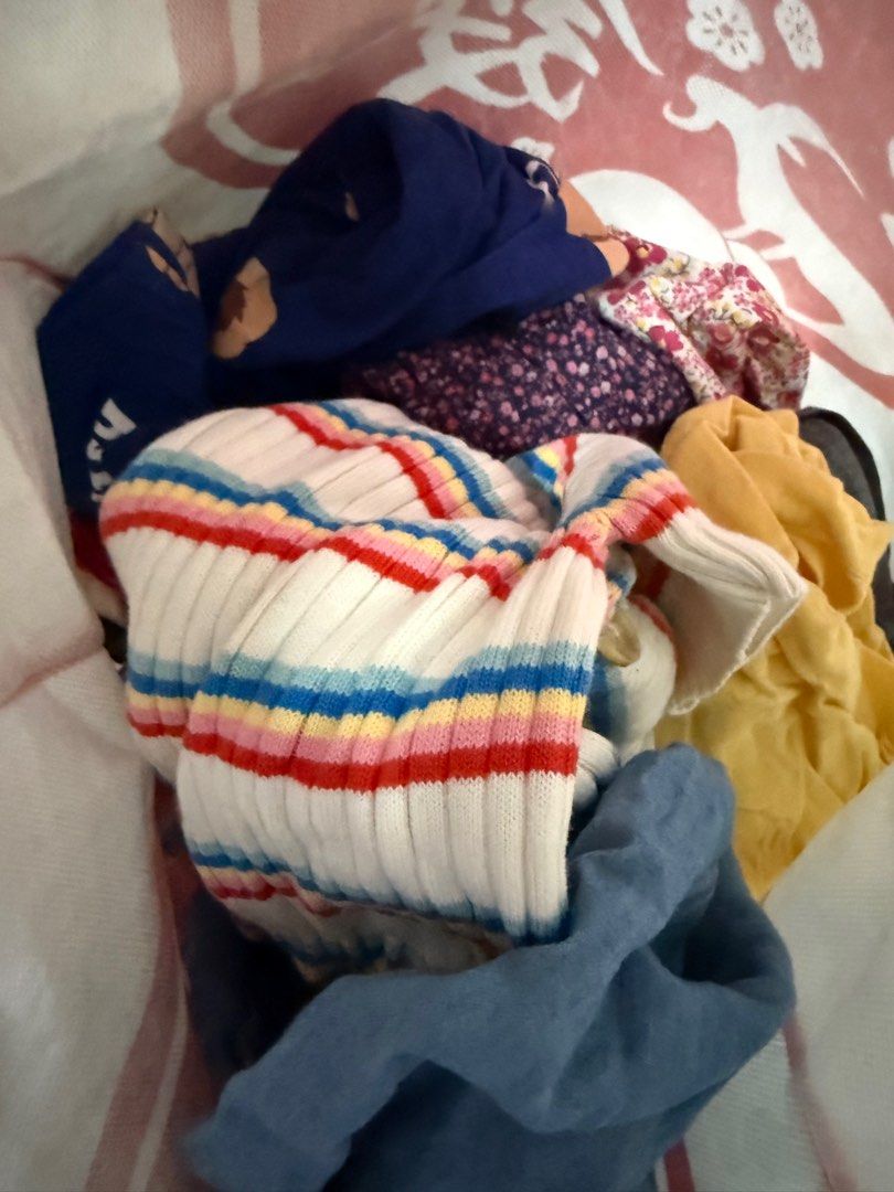 A bag of girls clothing (Category: Babies & Kids Fashion) located in Singapore. Submitted by blackenvelop (Listing ID 1376063382, Image 2). Description: Whole bag for free Via courier at +$5.