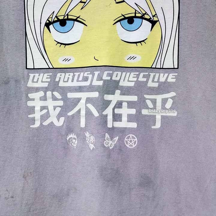 AC | the artist collective (Category: Tshirts & Polo Shirts ) located in Manila. Submitted by bizzywizzy (Listing ID 1376158621, Image 3). Description: The Artist Collective Anime Shirt Light Purple I dont F* Care dm to purchase and offer payment: bank | cash | gcash.