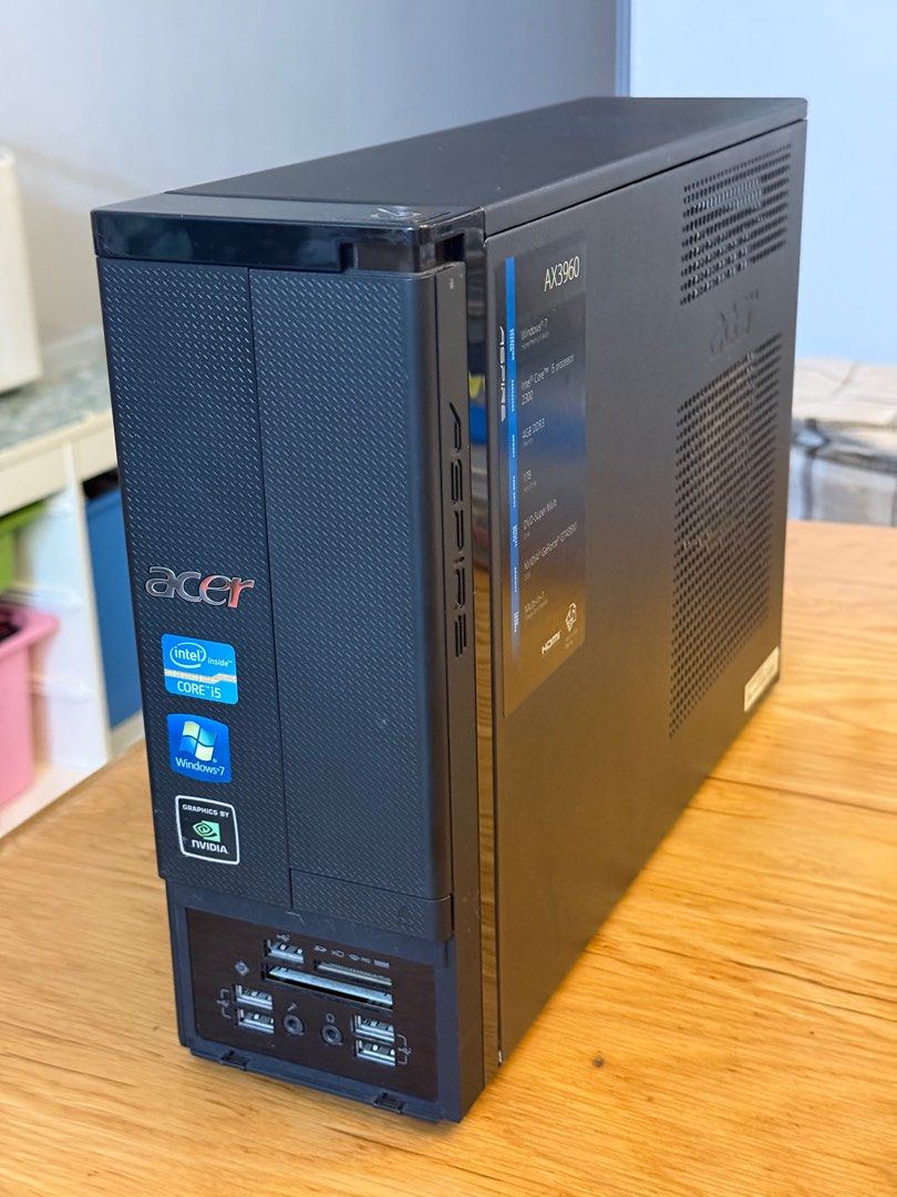 Acer mini desktop (Aspire AX3960), Intel Core i5, 1TB HDD, Ubuntu 22.04, Plug & Play!62853054604161110