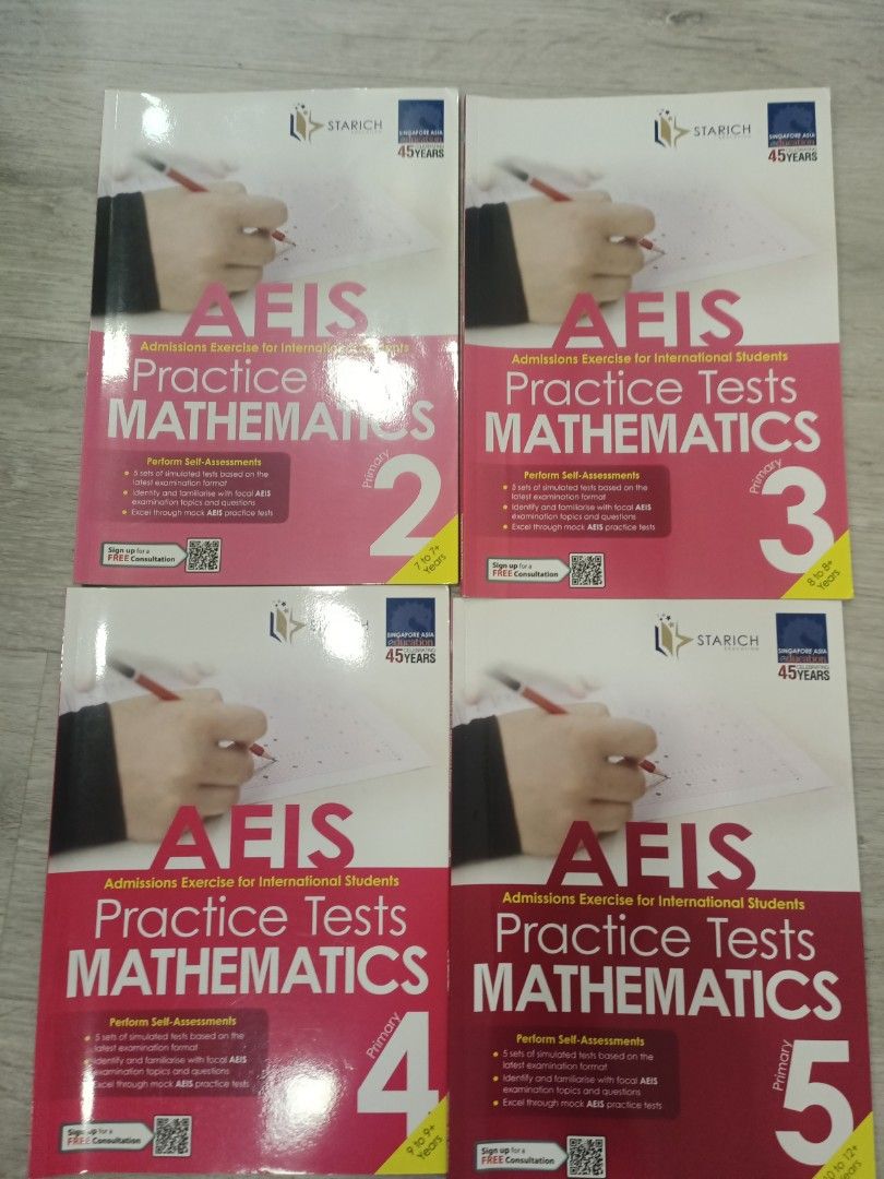 AEIS Practice Tests - mathematics, Hobbies & Toys, Books & Magazines ...