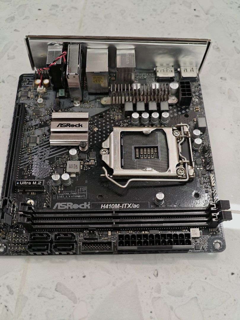 ジャンク品 ASRock H410M-ITX/ac マザーボード 本体