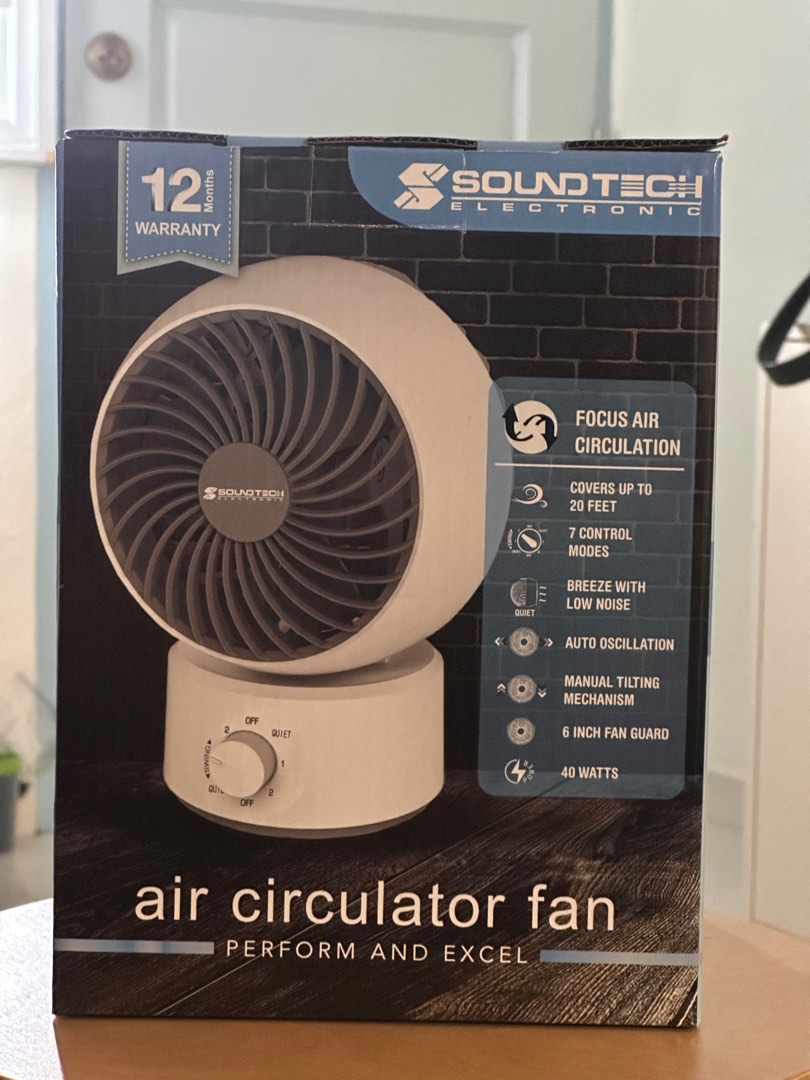 Sound Tech Fans BN Soundtech Air Circulator Fan, Furniture & Home Living, Lighting ...