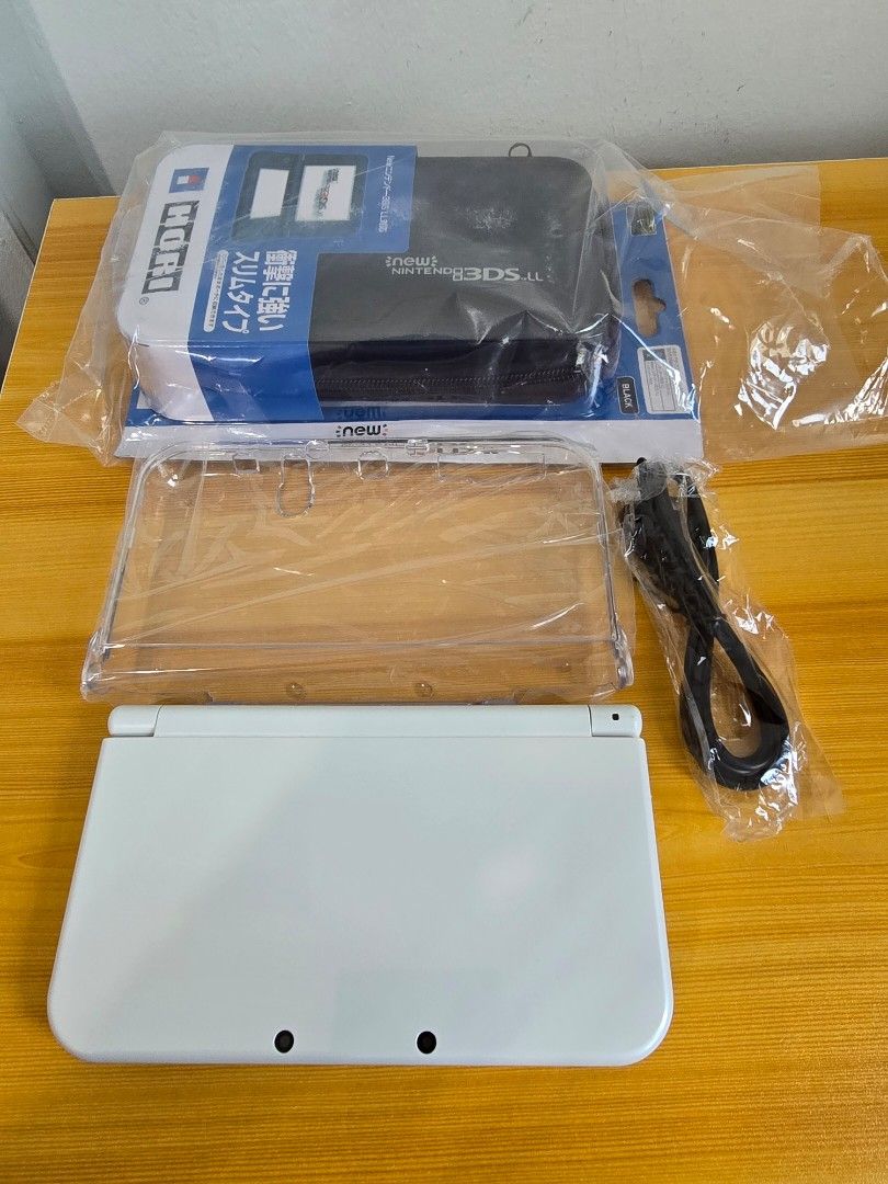 BOTTOM IPS 128GB modded Nintendo new 3ds/2ds xl/ll pearl white628530591669791127