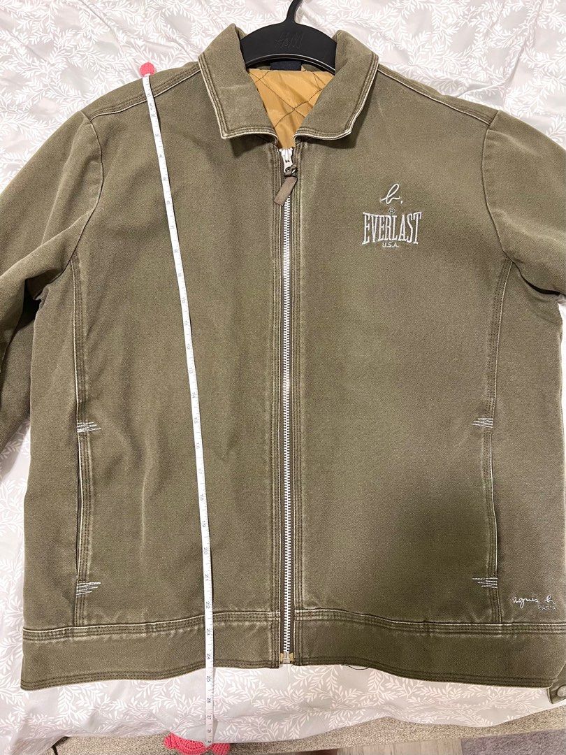 Boxy Carhartt Jacket (Agnes B. brand) (Category: Coats, Jackets and Outerwear) located in Manila. Submitted by stttaaan (Listing ID 1376197670, Image 2). Description: Agnes B. boxy jacket - similar to Carhartt Detroit style - Agnes B. is a french luxury brand - made out of denim - with lining inside - boxy, cropped jacket - fits small to medium frames - great for short kings/queens 🔥 Width : 22 inches Length: 24.5 inches ✅ Price is negotiable.