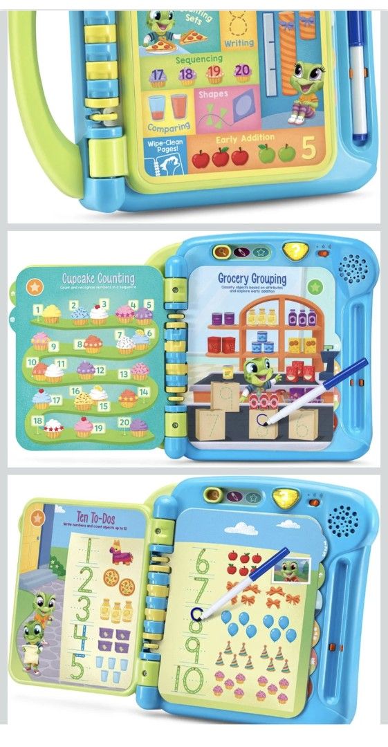 Brand New- LeapFrog Prep for Preschool Math Book (Category: Infant Playtime) located in Singapore. Submitted by jamjc (Listing ID 1376057200, Image 3). Description: brand new- originally box LeapFrog Prep for Preschool Math Book pick up Pasir ris, tampines , raffles mrt, green line mrt, or courier ($4.30- 3-4 days delivery) Christmas present, birthday gifts, gifts, baby ------ Help favorite characters Tad and Lily throw a party by exploring numbe
