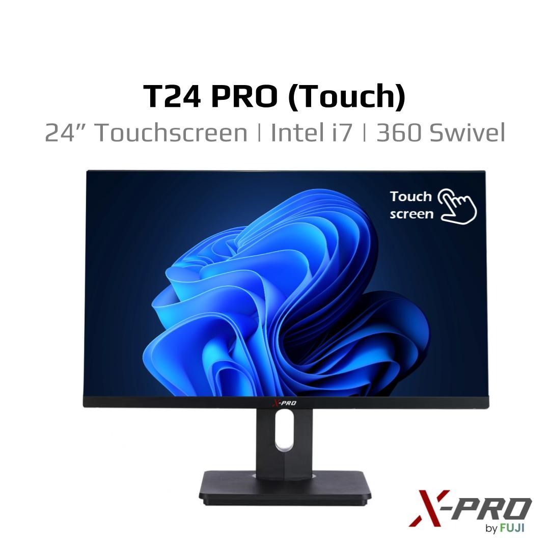 Brand New XPro All In One PC - T24 PRO - 360 Swivel + Touchscreen Function  - 24 Inch - Intel i7 PC - Win 11 + Free MS Office - Best Seller - New Set In Box - SG Brand!62863085095298111