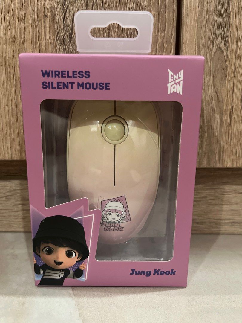 BTS TinyTan Wireless Mouse Jungkook JK (Category: Mouse & Mousepads) located in San Pablo. Submitted by roseperez (Listing ID 1376135426, Image 1). Description: Tinytan Silent Wireless Mouse JK Brandnew and official Sealed .