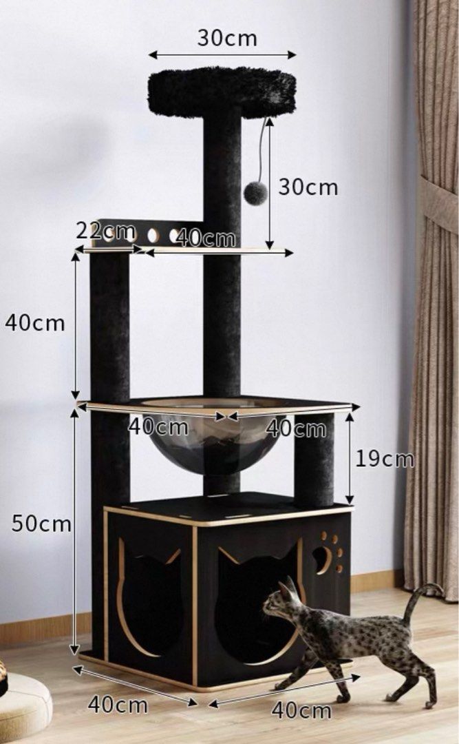 Cat Tower Tree (Category: Homes & Other Pet Accessories) located in Singapore. Submitted by jenny32_ (Listing ID 1376036551, Image 1). Description: Selling because it’s too small for my cat. And he barely played with it. I didn’t install the top pieces but still have them. Self pick-up from Bukit Merah. Delivery at buyer’s own cost. .
