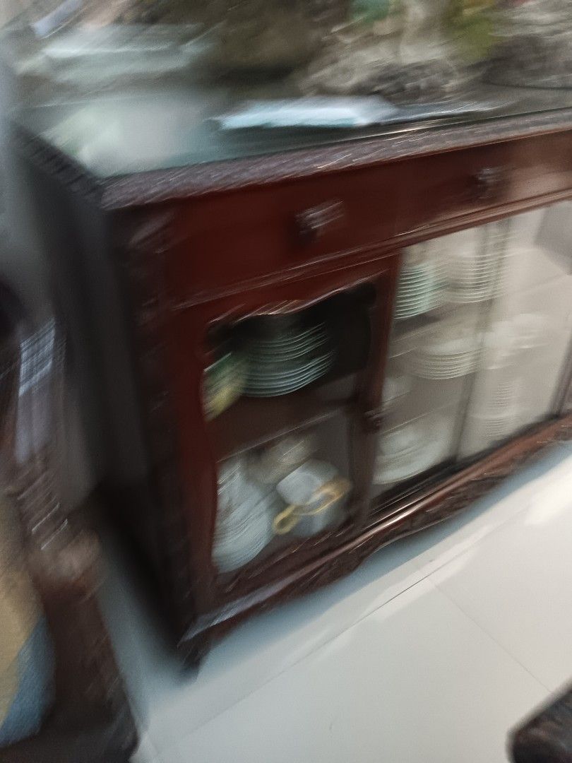 China Buffet Table (Category: Tables & Sets) located in Las Pinas. Submitted by jesus1smysavi0r (Listing ID 1376168834, Image 3). Description: Vintage Buffet Table and cabinet. Mirror is INCLUDED. Contents are NOT included.