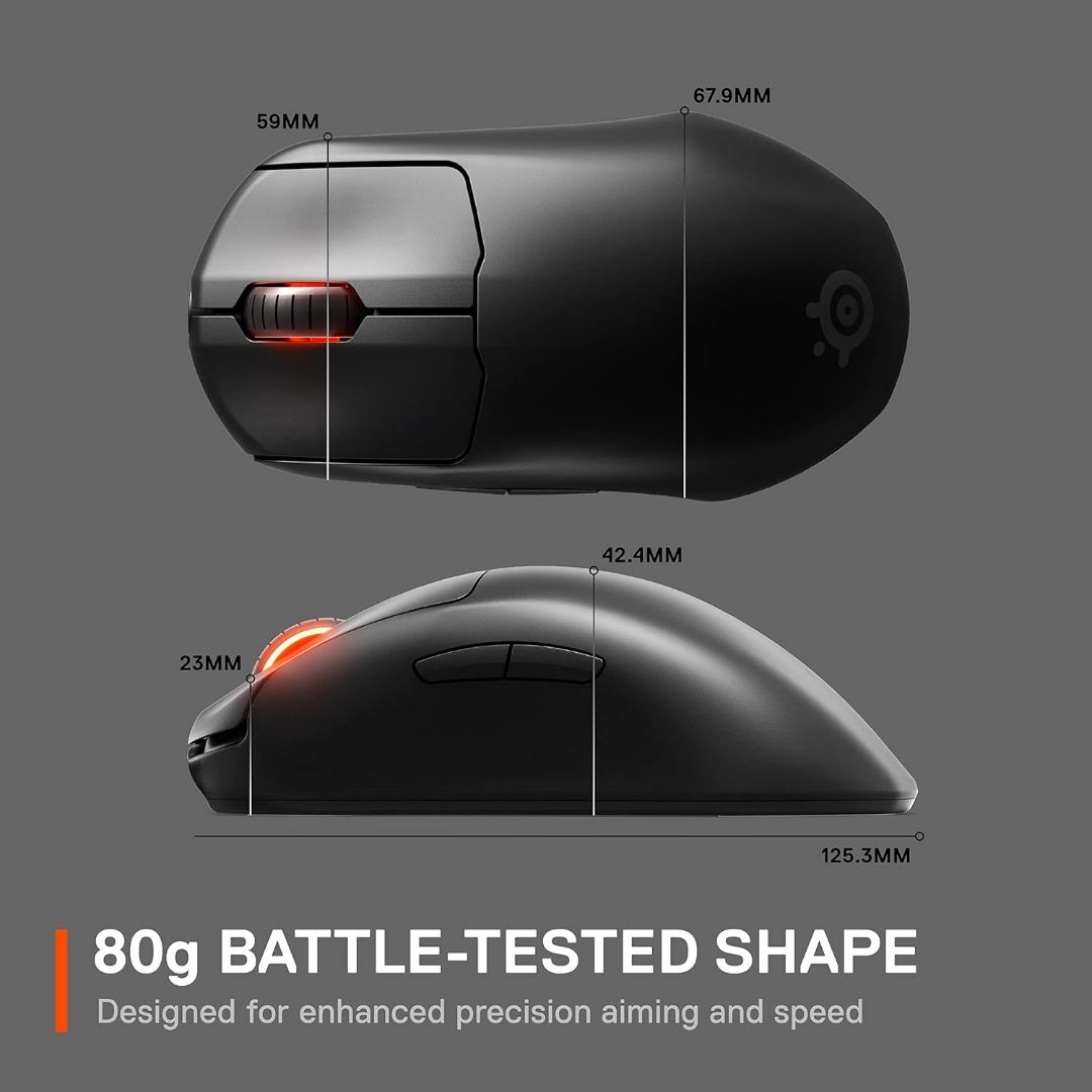 [CLEARANCE] SteelSeries Prime Wireless FPS Gaming Mouse62863060017411111