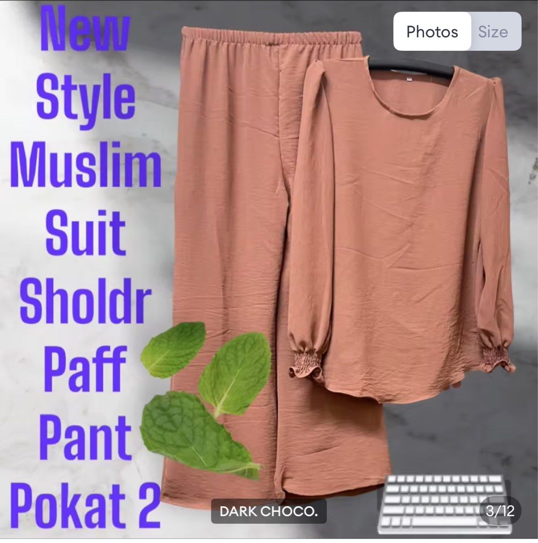 Coord set (Category: Dresses) located in Singapore. Submitted by ashkay (Listing ID 1376105709, Image 1). Description: Any size can be arranged.. S/m/l/xl/xxl.