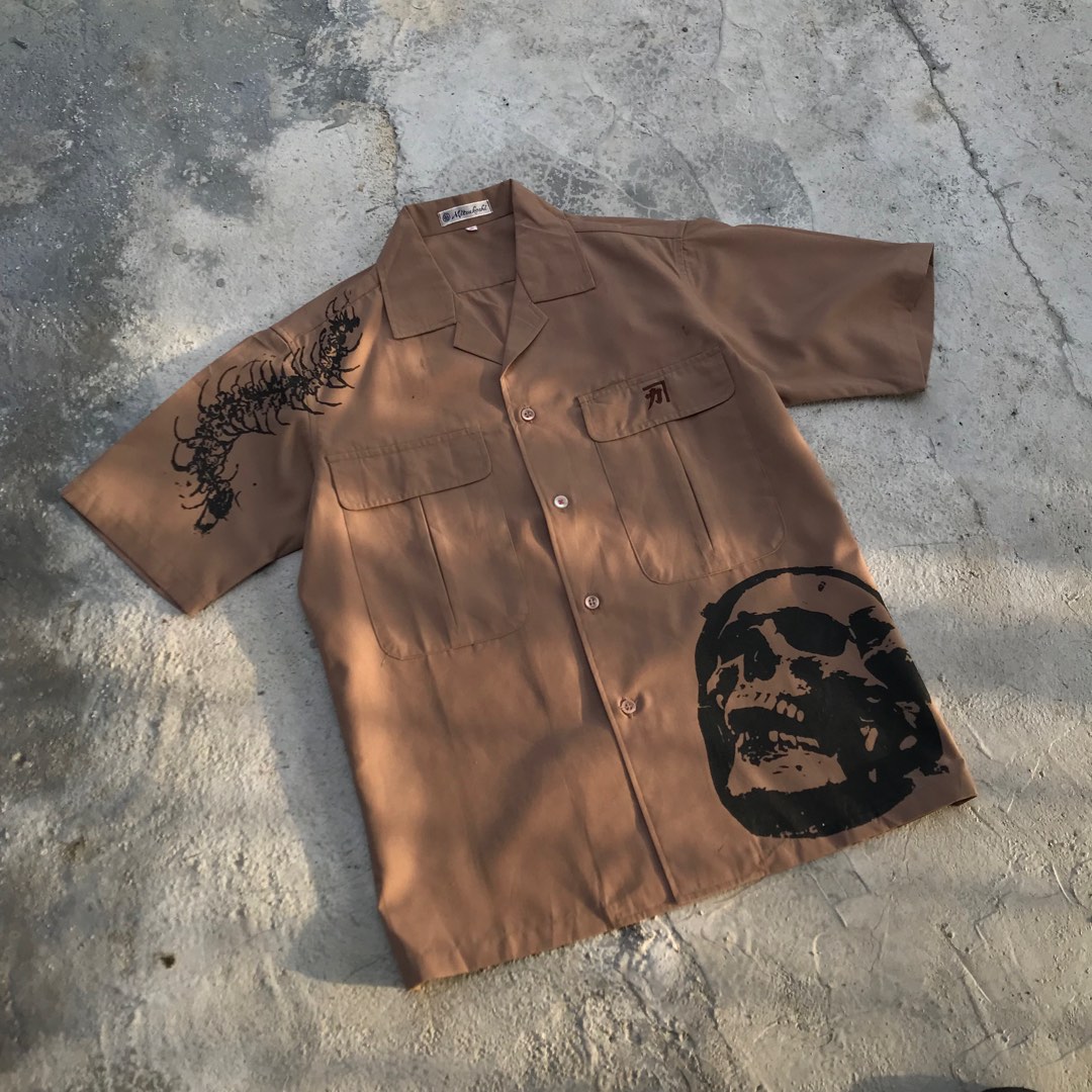 CUSTOM PRINT WORK JACKET (W22 L26), Men's Fashion, Coats, Jackets and ...