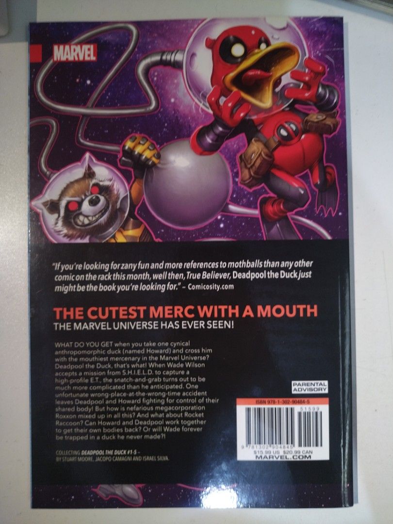 Deadpool the Duck [#1-5] | Marvel Comics Trade Paperback (Category: Comics & Manga) located in Quezon City. Submitted by sikeolog (Listing ID 1376026308, Image 2). Description: Collects Deadpool the Duck #1-5 RFS: change of interest MOP: GCash.