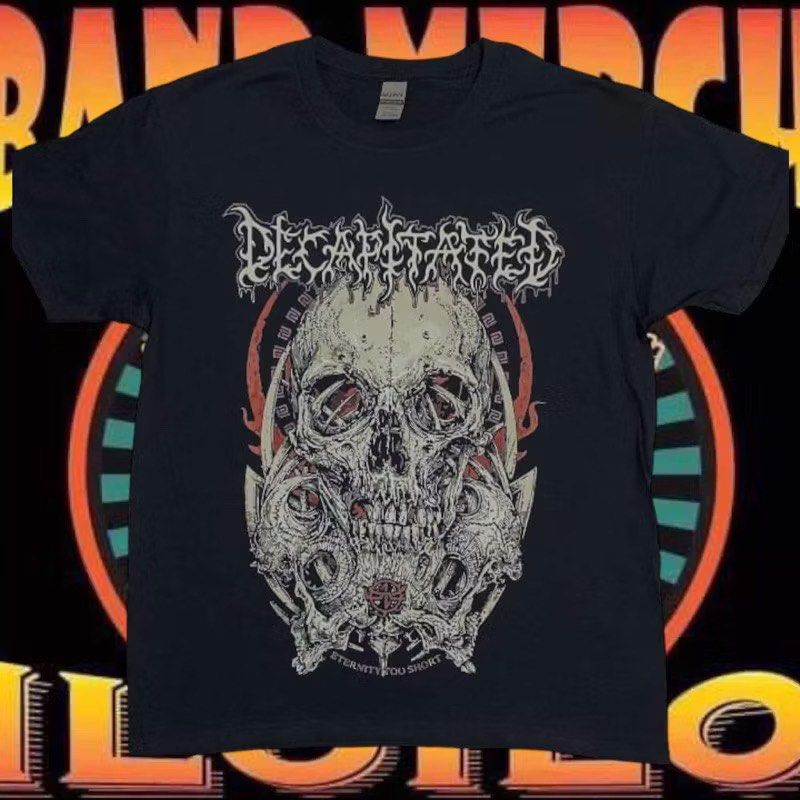 DECAPITATED BAND SHIRTS (Category: Tshirts & Polo Shirts ) located in Iloilo. Submitted by bandmerchiloilo (Listing ID 1376048150, Image 1). Description: PRODUCT DESCRIPTION : - % 100 Premium Cotton - Short Sleeve - Unisex T-Shirt. Suitable for ladies and gentlemen. - Available size XS to 3XL - DTF Print WASHING INSTRUCTION : - Hand wash or machine wash can be. - Do not iron on print Payment Method (Payment 1st Policy) - Gcash - Bank Transfer Shi
