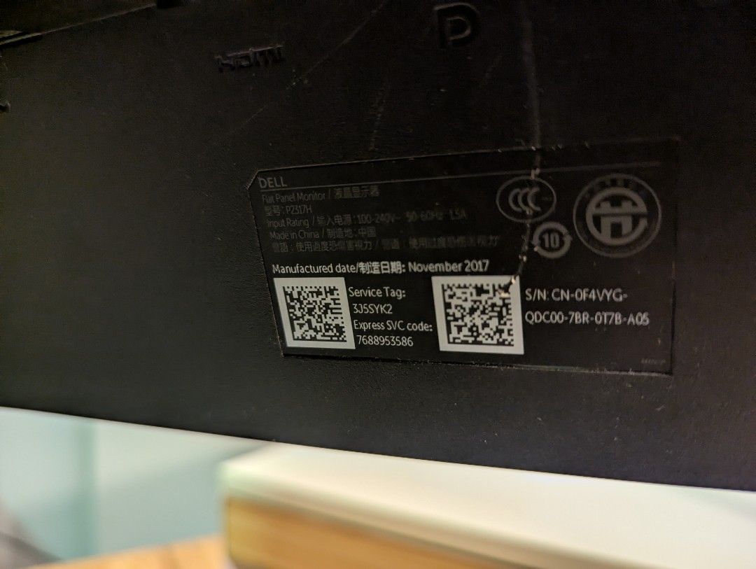 Dell 24" monitor62863060044546112