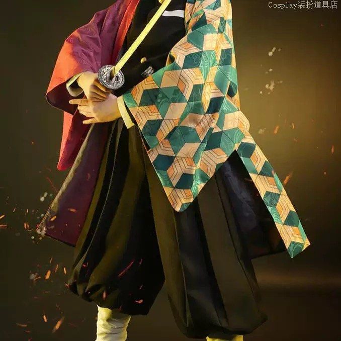 Demon slayer : Giyuu Tomioka cosplay costume, Everything Else on Carousell