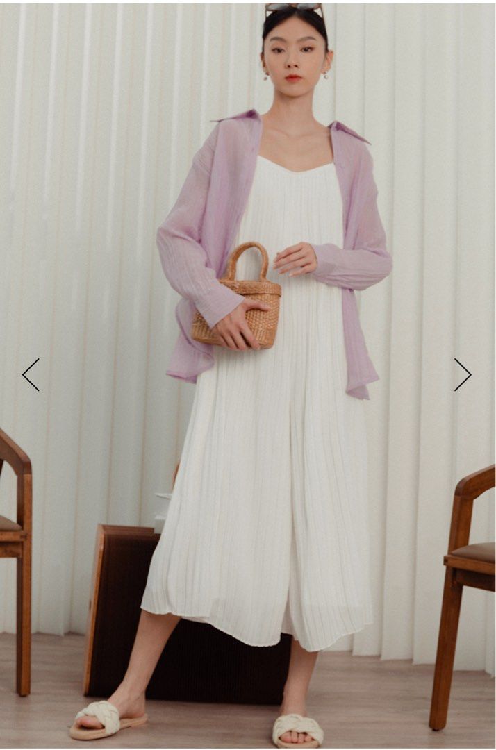 Fash Mob COREY TENCEL SHIRT IN LILAC (Category: Shirts) located in Singapore. Submitted by goldlatte (Listing ID 1376210394, Image 3). Description: Brand New.