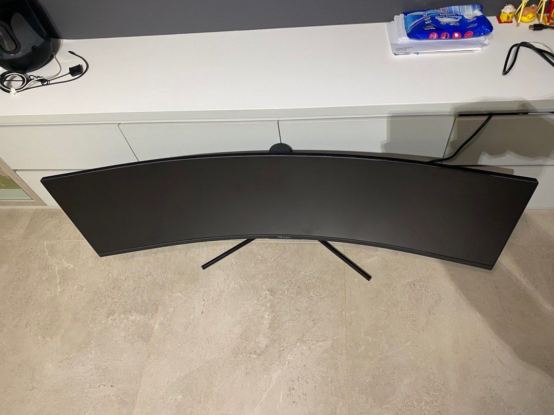 Faulty Prism + PRX490 Curved LCD Monitor for Sale as Spare Parts62863110614659113