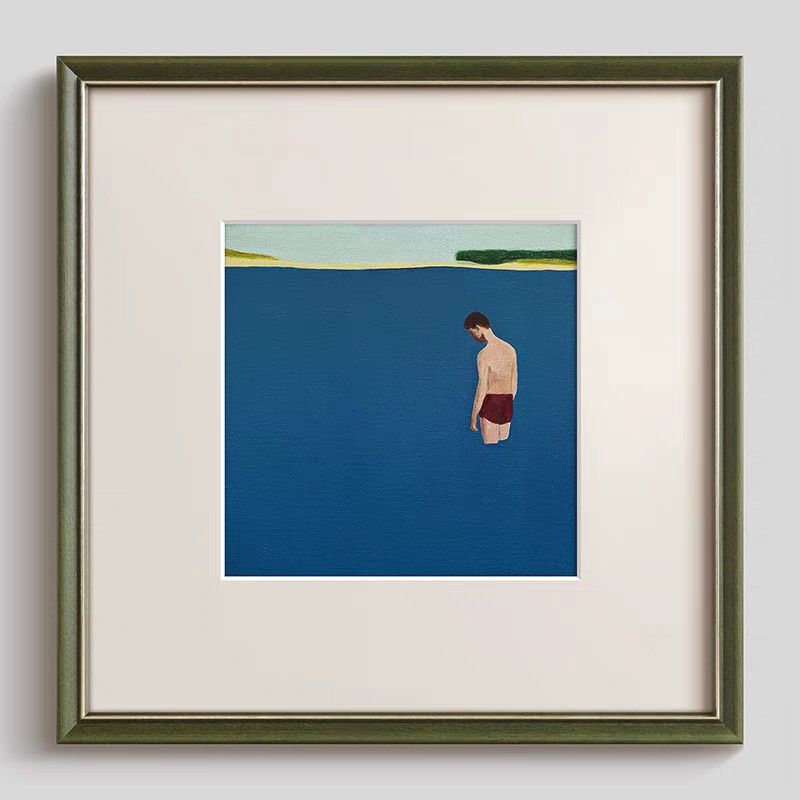Modern framed wall art print