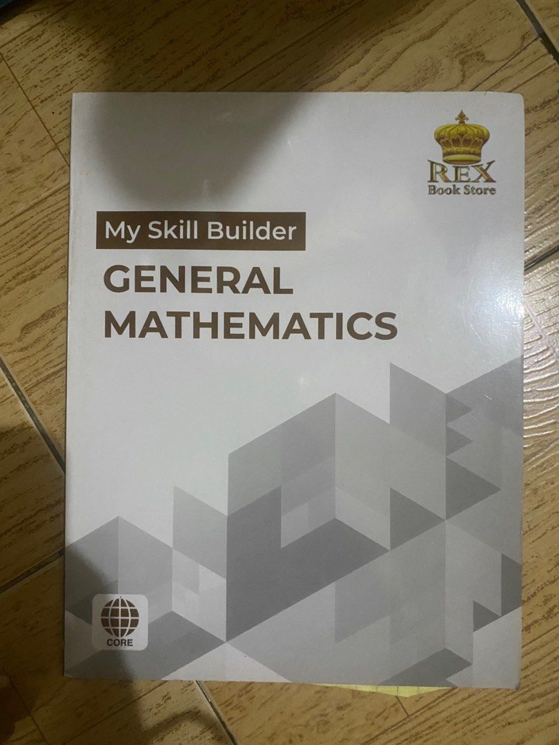 grade 11 general mathematics book (Category: Textbooks) located in Pasig City. Submitted by lovepinkthings (Listing ID 1376140150, Image 1). Description: - school book.