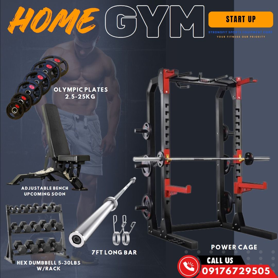 HOME GYM EQUIPMENT (Category: Other Sports Equipment and Supplies) located in Cavite. Submitted by ssecsports26131 (Listing ID 1376025224, Image 3). Description: Transform any corner of your home into your personal fitness arena. Our compact yet powerful equipment gives you the full gym experience—no commute, no crowds, and total convenience.