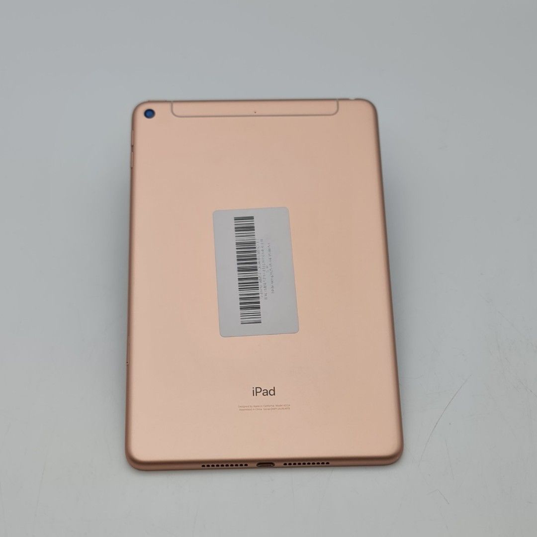 iPad Mini 5 7.9" WiFi + Cellular (2019) 64GB Gold (Category: iPad) located in Singapore. Submitted by carousellmobile (Listing ID 1376104811, Image 2). Description: .
