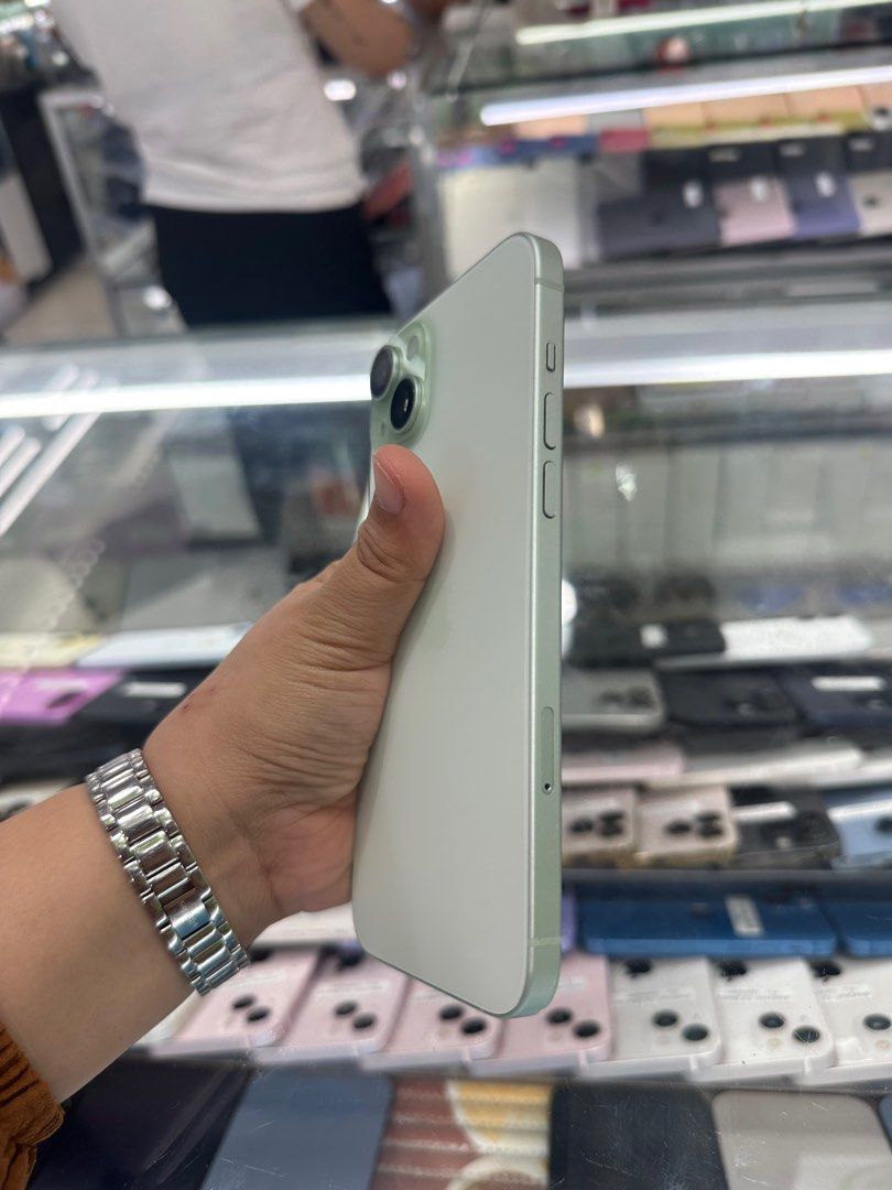 Iphone 15+ 128gb 97% batt FU NTC (Category: iPhone 15 Series) located in San Juan City. Submitted by javedsgadgetshop (Listing ID 1376186351, Image 3). Description: INSTALLMENT OPTIONS : SPAY LATER / GGIVES / CREDIT CARD! WE BUY AND SELL SO PWEDE MAGBINTA OR SWAP ! Quick Specs : Iphone 15+ •128gb •NTC Variant •97% batt health •Factory Unlock •95% Smoothness •No hidden issue | No Repaired •100% Authentic | Not Refurbished •w/ OEM Charger & store w