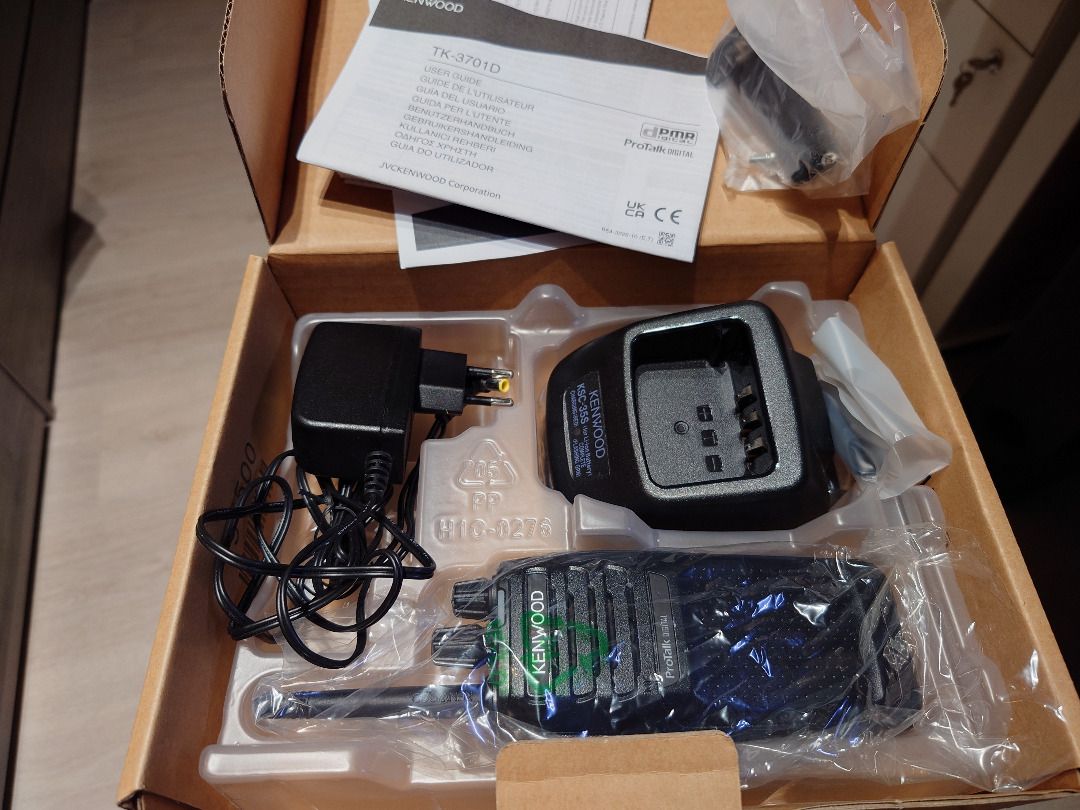 Kenwood ProTalk Digital Two-way Radio TK-3701D (2 units available) (Category: Walkie-Talkie) located in Singapore. Submitted by henrietta912 (Listing ID 1376213012, Image 1). Description: Selling a pair of Kenwood ProTalk Digital Two-way Radio TK-3701D , brought it late last year and only used a few times, comes with everything from the original packaging, will throw in 2 sets of wired headset for free (brand new sealed in package) Brought it at 
