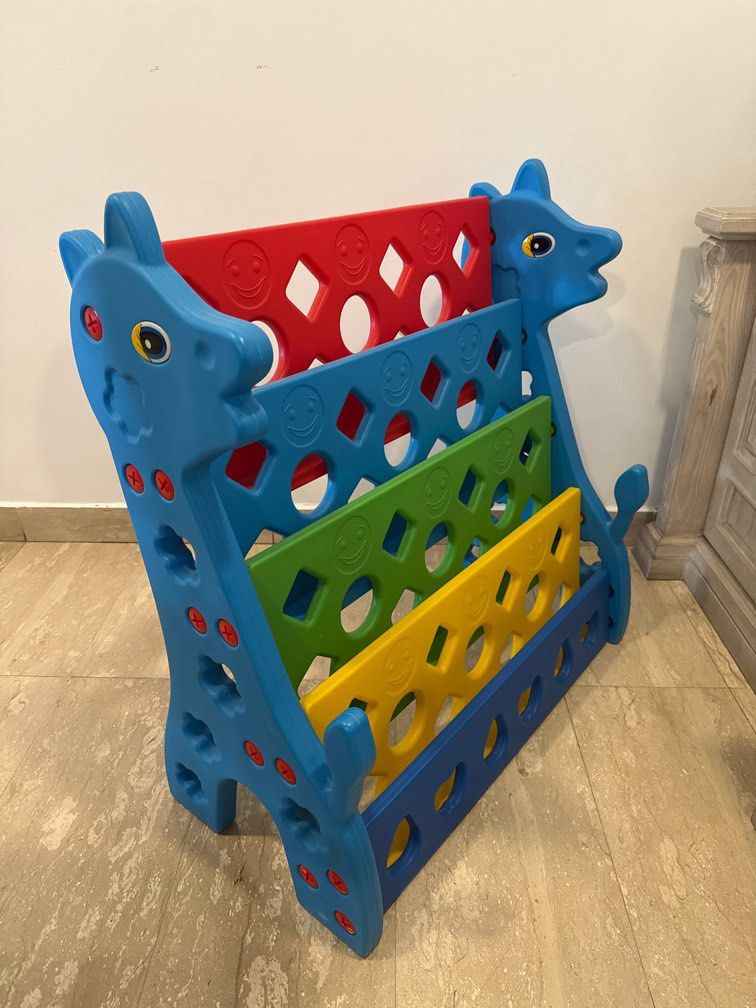 Kids bookshelf (Category: Kids' Wardrobes & Storage) located in Singapore. Submitted by bc1108 (Listing ID 1376128366, Image 3). Description: Length 80cm x height 85cm x depth 40cm.