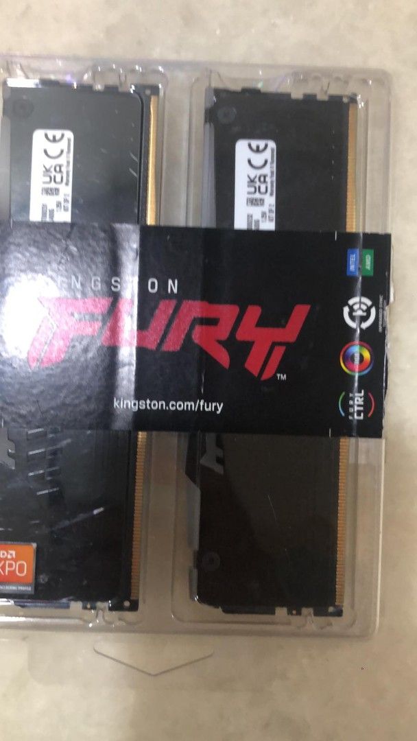 Kingston fury DDR5 5600MHz CL36 16GB628630601511711117