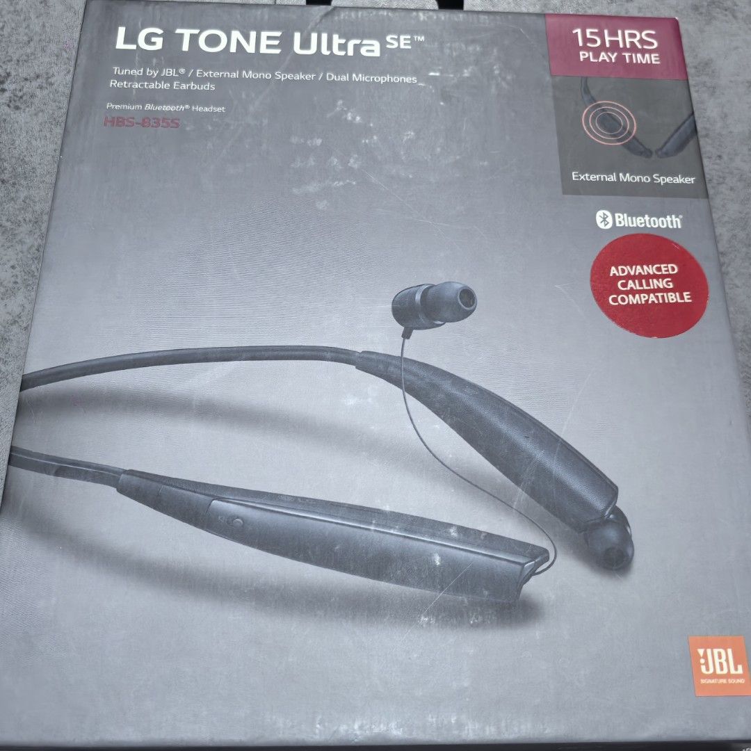 Jbl Lg Tone Ultra Se Lg 835s LG TONE Ultra SE 藍牙無線立體聲耳機HBS-