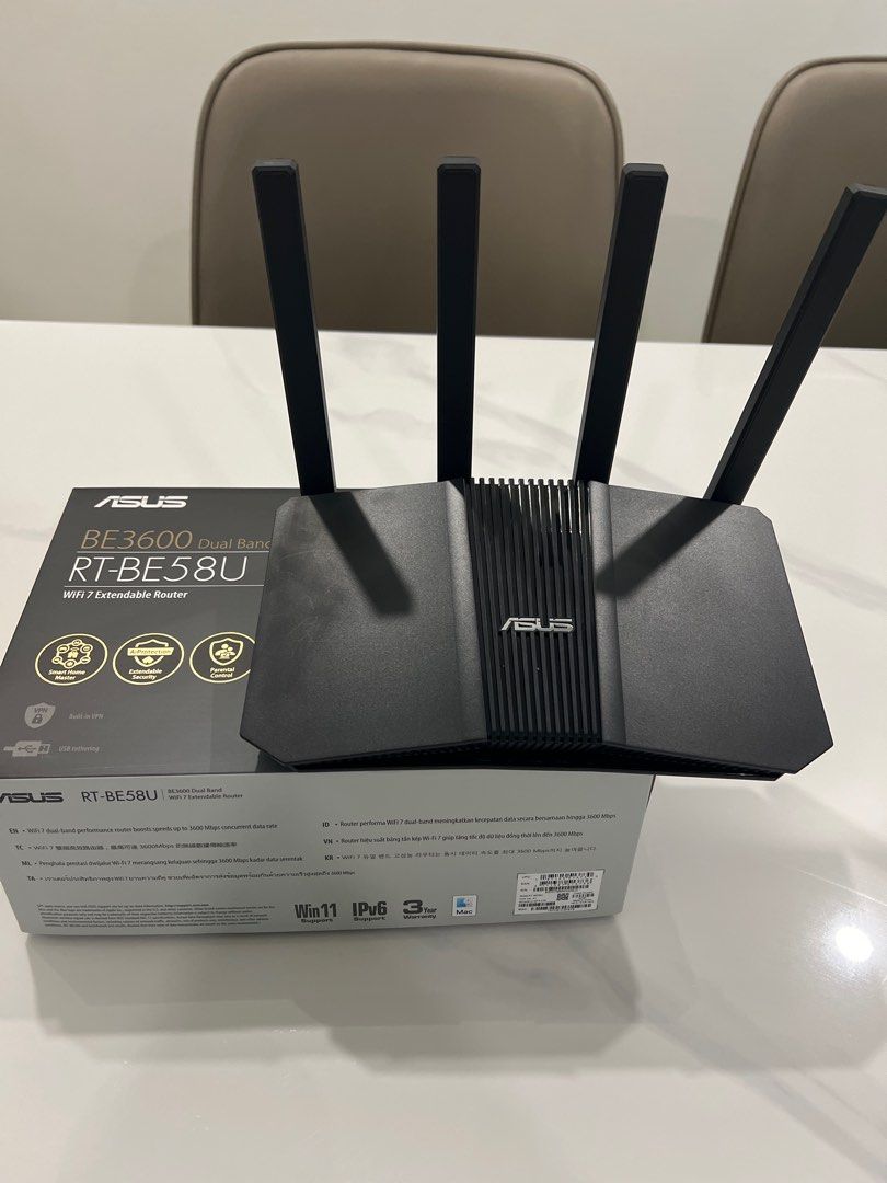 [LIKE NEW] ASUS RT-BE58U BE3600 Dual-Band Router63150924168833110