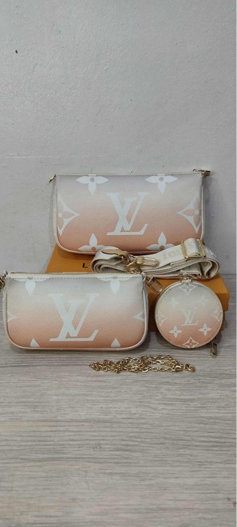Liquidation Sale Multi-Pochette Bag Real Trims (Category: Cross-body Bags) located in Taguig. Submitted by thefabsourceph (Listing ID 1376200559, Image 2). Description: P/up near Village Construction Supply Western Bicutan, Taguig. Real trims. All actual details posted. When you're ready to buy, just let me know when you wanna pickup. B P I/ G C a s h or S h o p e e C OD + 20%. This is liquidation sale na po. Please be fair. Thank you..
