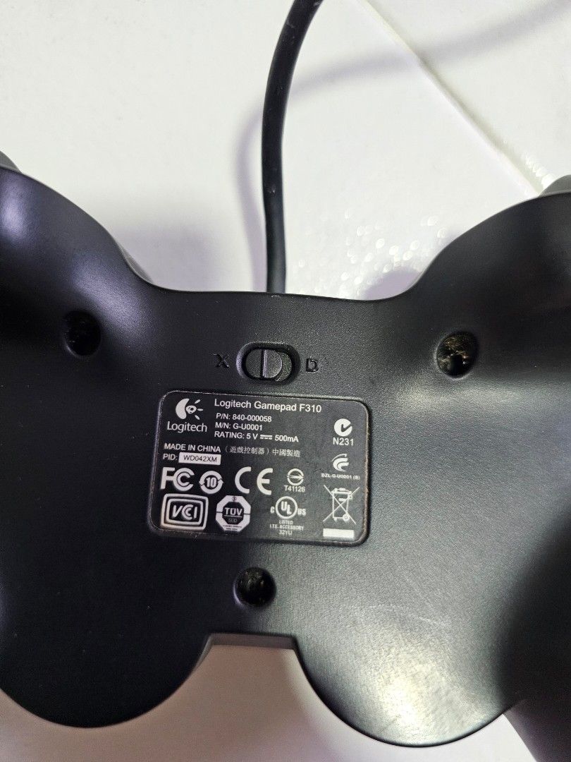 Logitech Gamepad F310 USB for PC GAMING62863060919555112