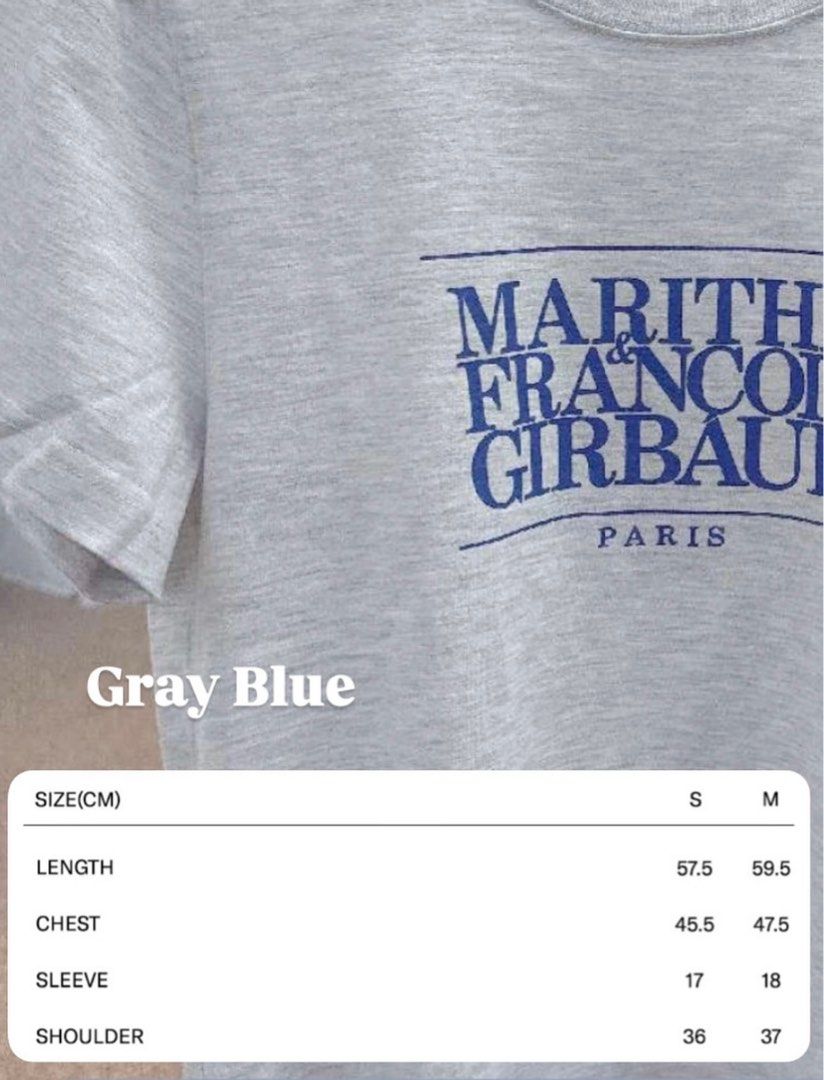 MARITHE BLUE (Category: Shirts) located in Kuala Lumpur. Submitted by toiyeeweiwei (Listing ID 1376023430, Image 2). Description: Refer last photo for size .