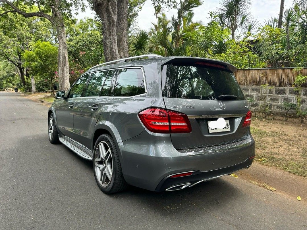 Mercedes-Benz GLS350d 4Matic (A) (Category: Used Cars) located in Makati City. Submitted by kicker27 (Listing ID 1376100417, Image 2). Description: 2017 Mercedes Benz GLS350 CDI 4MATIC AMG Line Automatic, 4 x 4 Selenite Gray with Black Nappa Leather 36,000km With brand new MB OEM air suspension valued at 957k, installed January 2025.