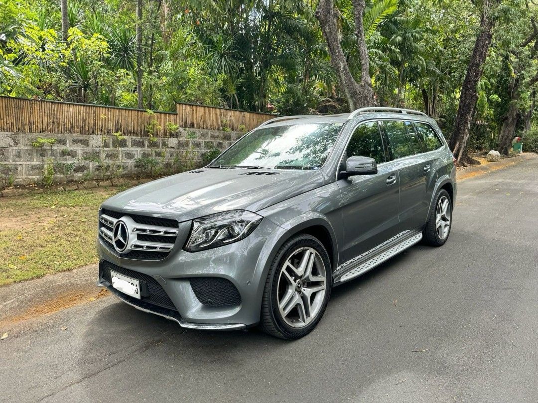 Mercedes-Benz GLS350d 4Matic (A) (Category: Used Cars) located in Makati City. Submitted by kicker27 (Listing ID 1376100417, Image 3). Description: 2017 Mercedes Benz GLS350 CDI 4MATIC AMG Line Automatic, 4 x 4 Selenite Gray with Black Nappa Leather 36,000km With brand new MB OEM air suspension valued at 957k, installed January 2025.
