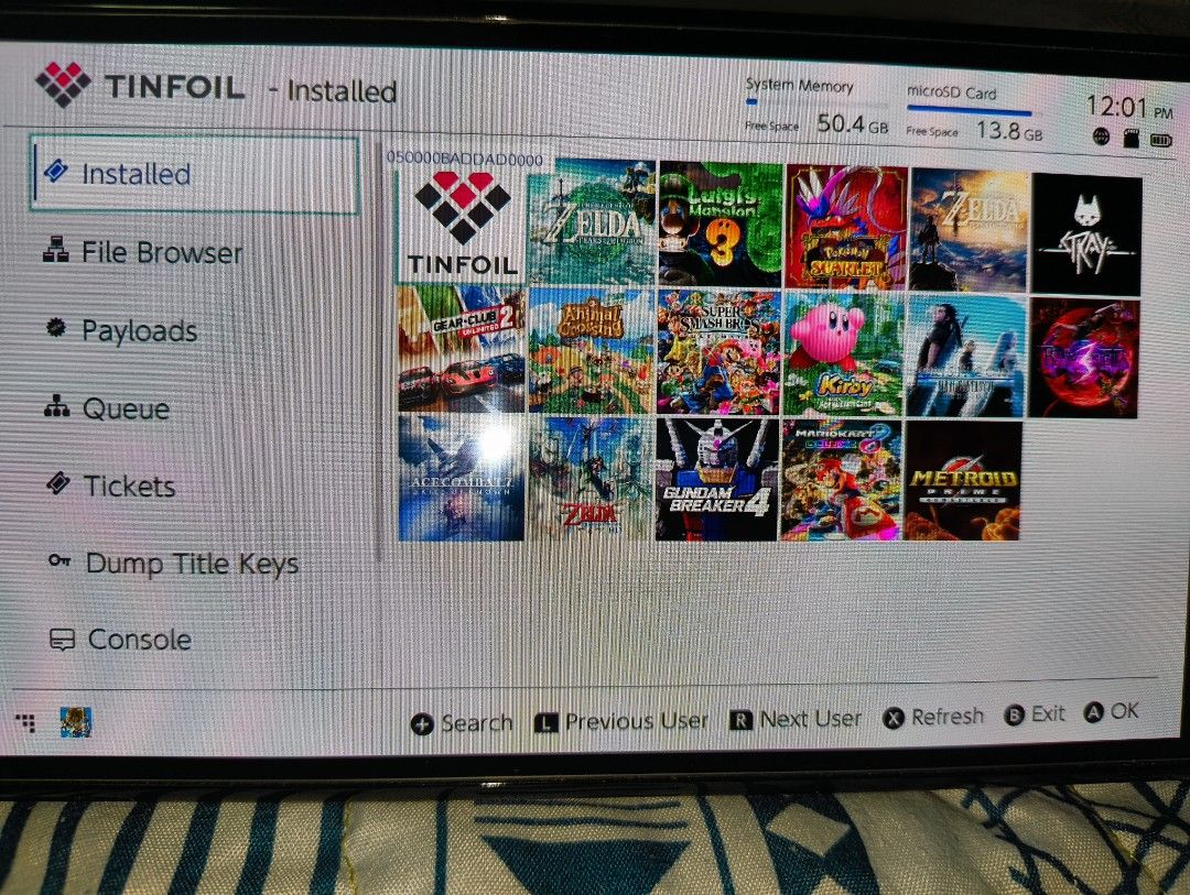 Modded Nintendo Switch Zelda Tears Of The Kingdom Edition62853059188866114