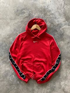 nike side tape hoodie