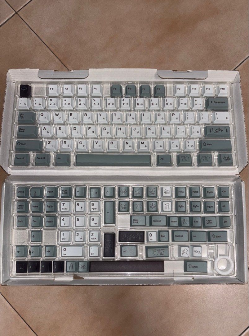 November Fog Cherry Profile PBT Keycaps GMK CYL NicePBT Clones Mechanical Keyboard62863059337987113