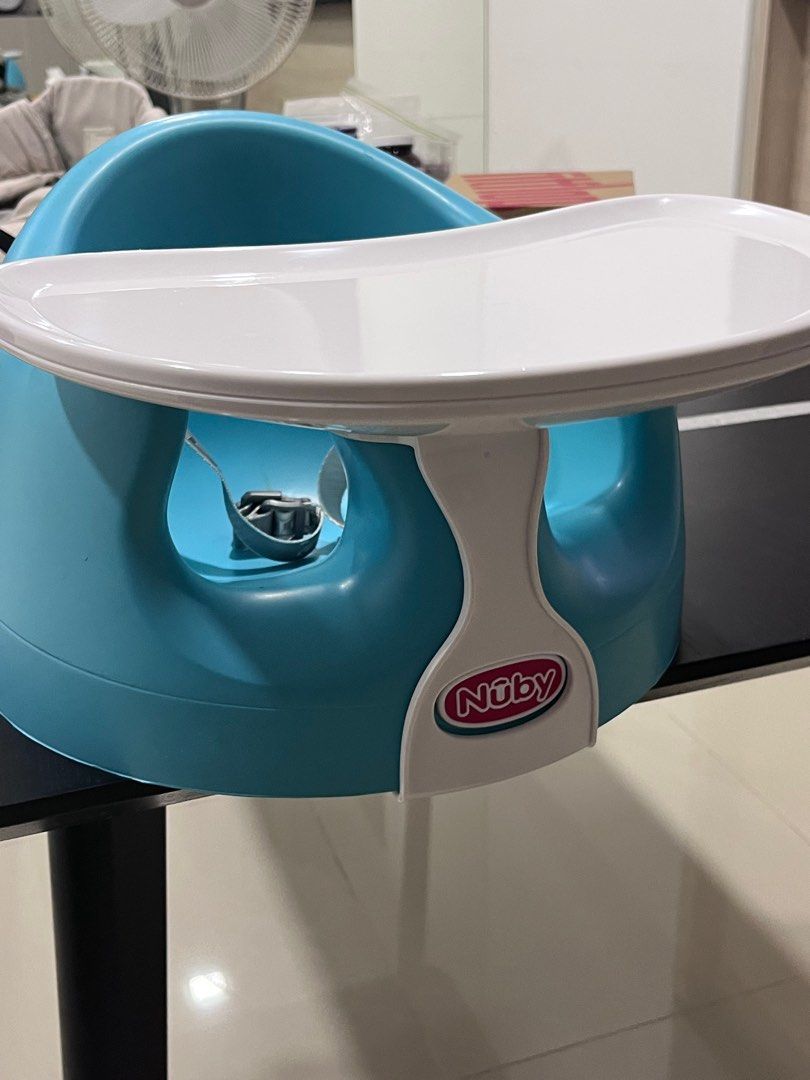 Nuby My Floor seat (Category: Kids' Tables & Chairs) located in Singapore. Submitted by sexysoybeans (Listing ID 1376041242, Image 1). Description: Lightly used still in good condition. Never used the table, usually just the seat. Note small stain on the seat ( see last pic) Pm for pickup.
